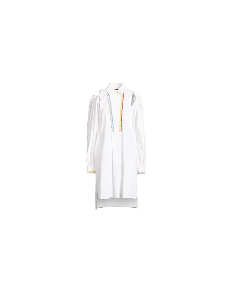 MSGM KLEIDER - Mini-Kleiderauf YOOX.COM Weiß