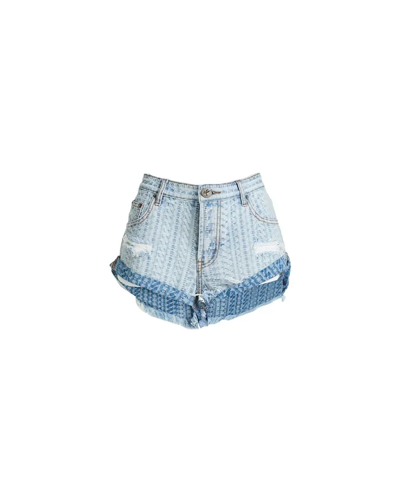 One Teaspoon HOSEN & RÖCKE - Jeansshortsauf YOOX.COM Blau