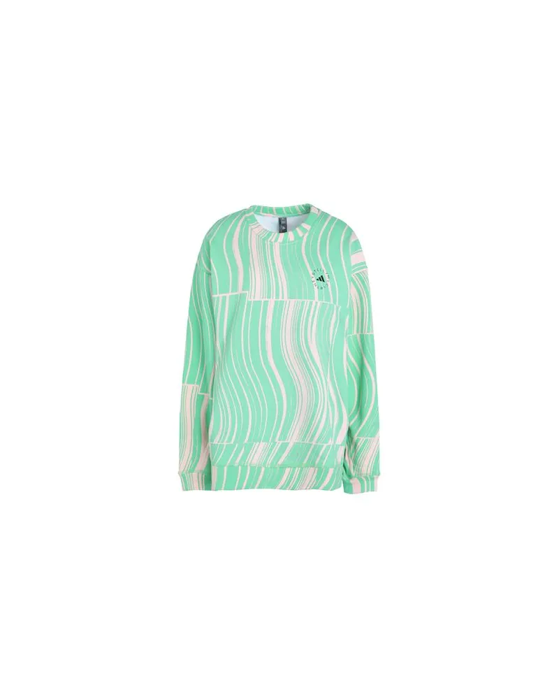 adidas TrueCasuals Graphic Sweatshirt  - TOPS - Sweatshirtsauf YOOX.COM Säuregrün