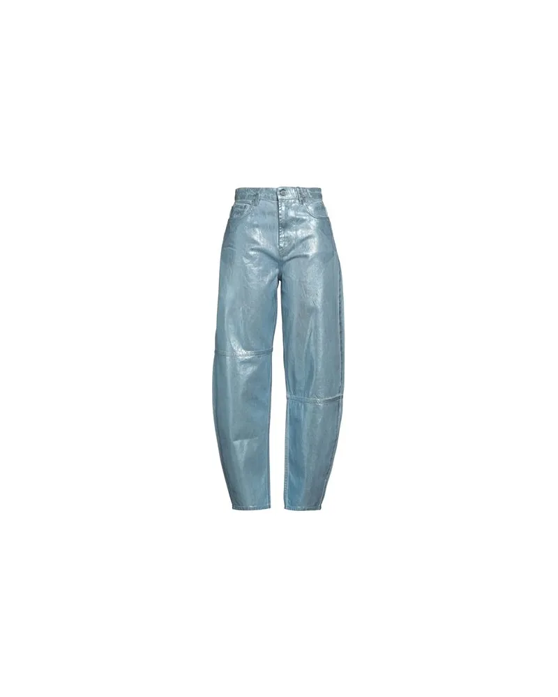 Ganni HOSEN & RÖCKE - Jeanshosenauf YOOX.COM Himmelblau