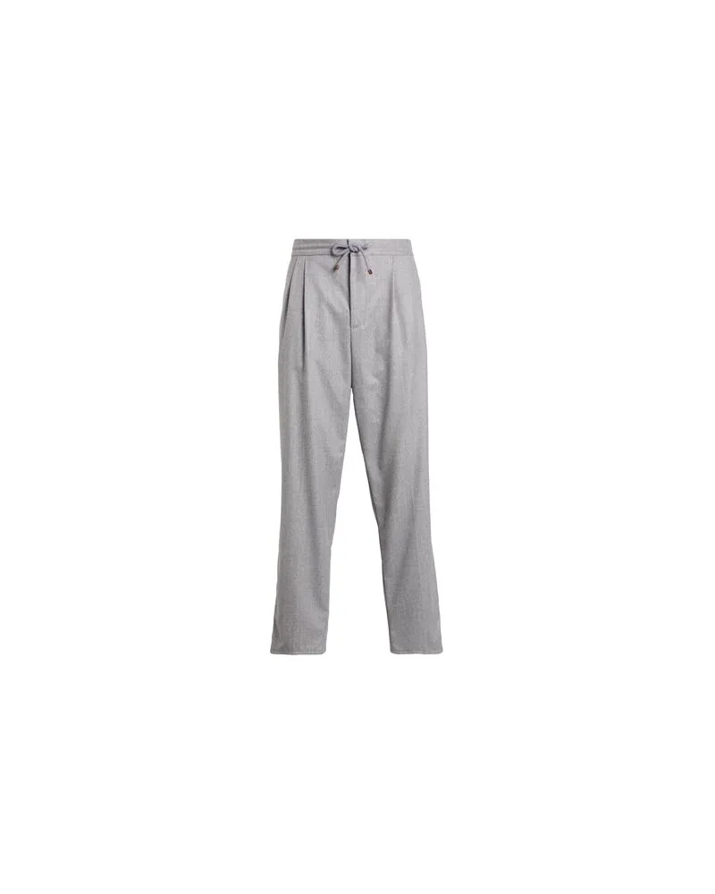 Brunello Cucinelli HOSEN & RÖCKE - Hosenauf YOOX.COM Hellgrau