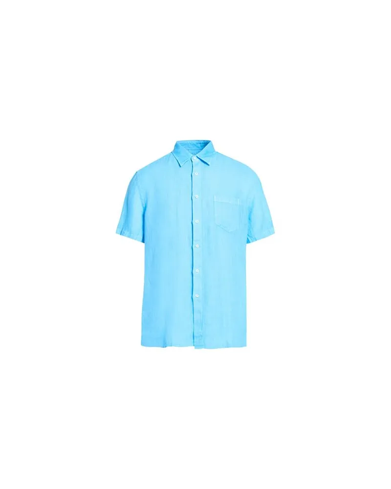 120% Lino TOPS - Hemdenauf YOOX.COM Hellblau