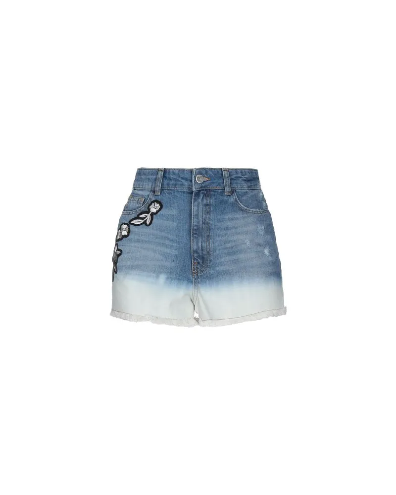 Twin-Set HOSEN & RÖCKE - Jeansshortsauf YOOX.COM Blau