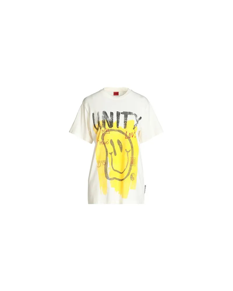 HUGO BOSS TOPS - T-shirtsauf YOOX.COM Cremeweiß