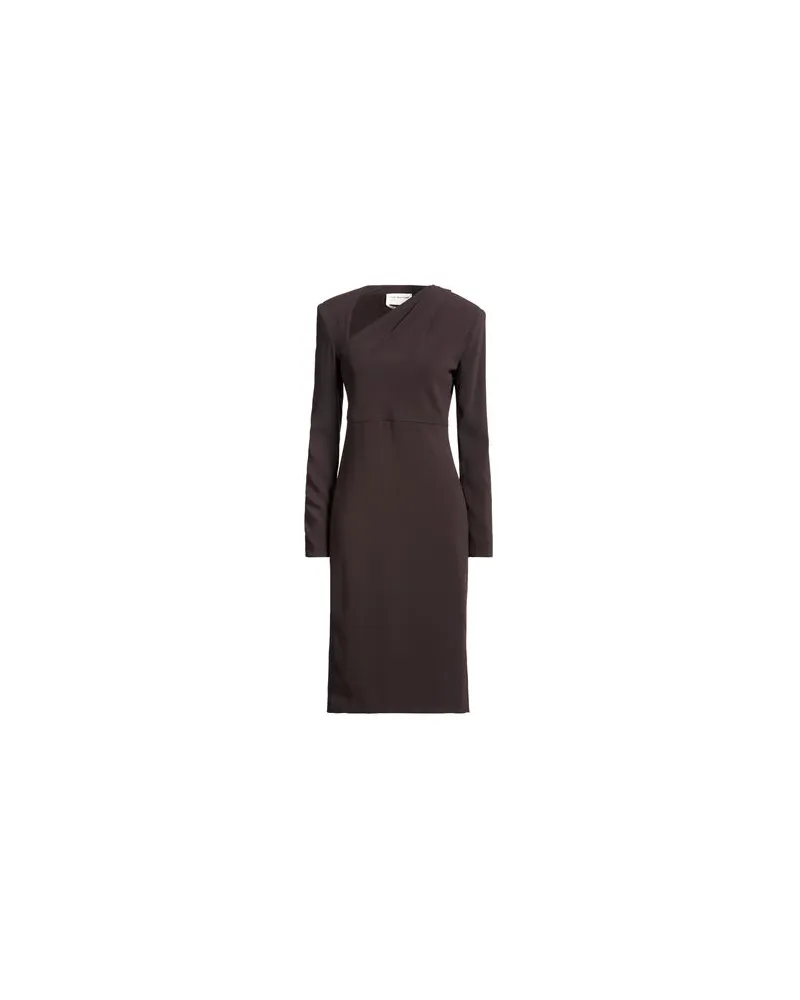 Blumarine KLEIDER - Midi-Kleiderauf YOOX.COM Dunkelbraun