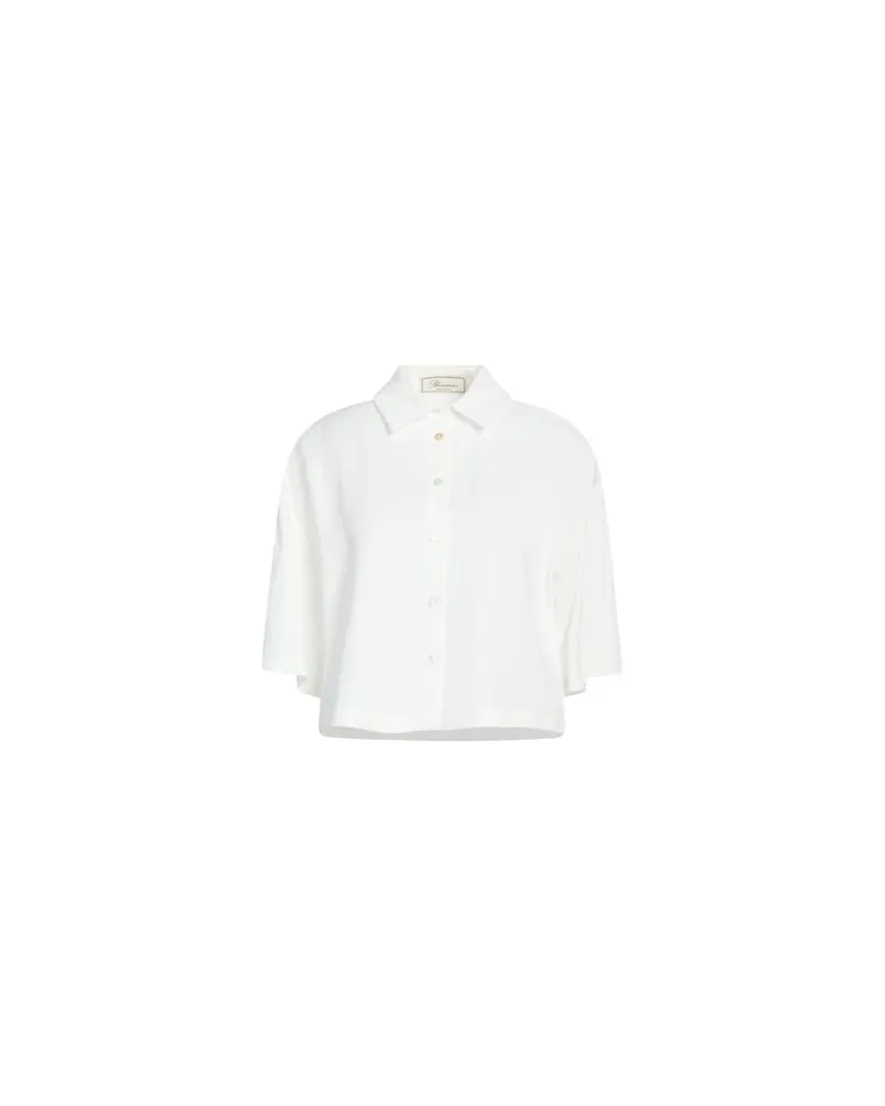 Blumarine TOPS - Hemdenauf YOOX.COM Weiß