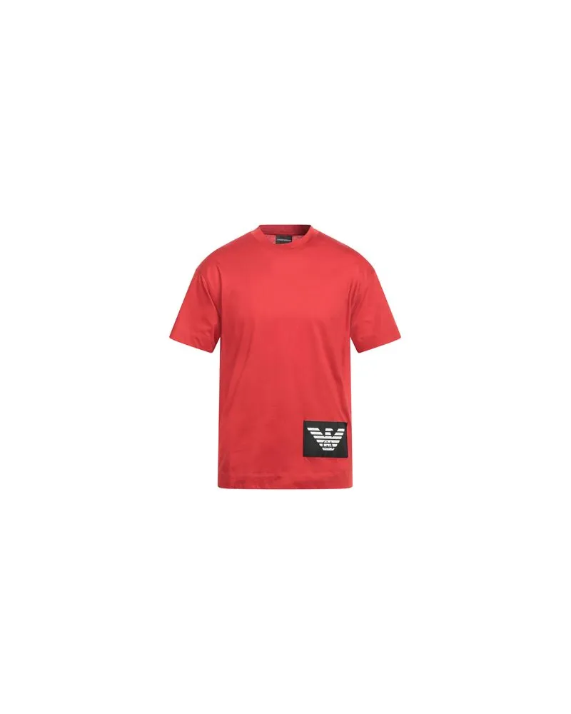 Emporio Armani TOPS - T-shirtsauf YOOX.COM Ziegelrot