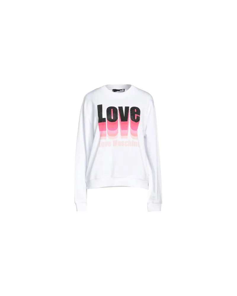 Moschino TOPS - Sweatshirtsauf YOOX.COM Weiß