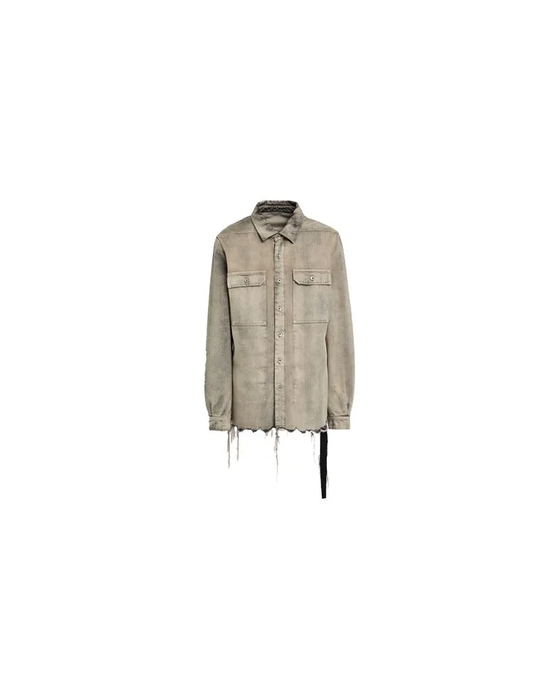Rick Owens TOPS - Jeanshemdenauf YOOX.COM Grau