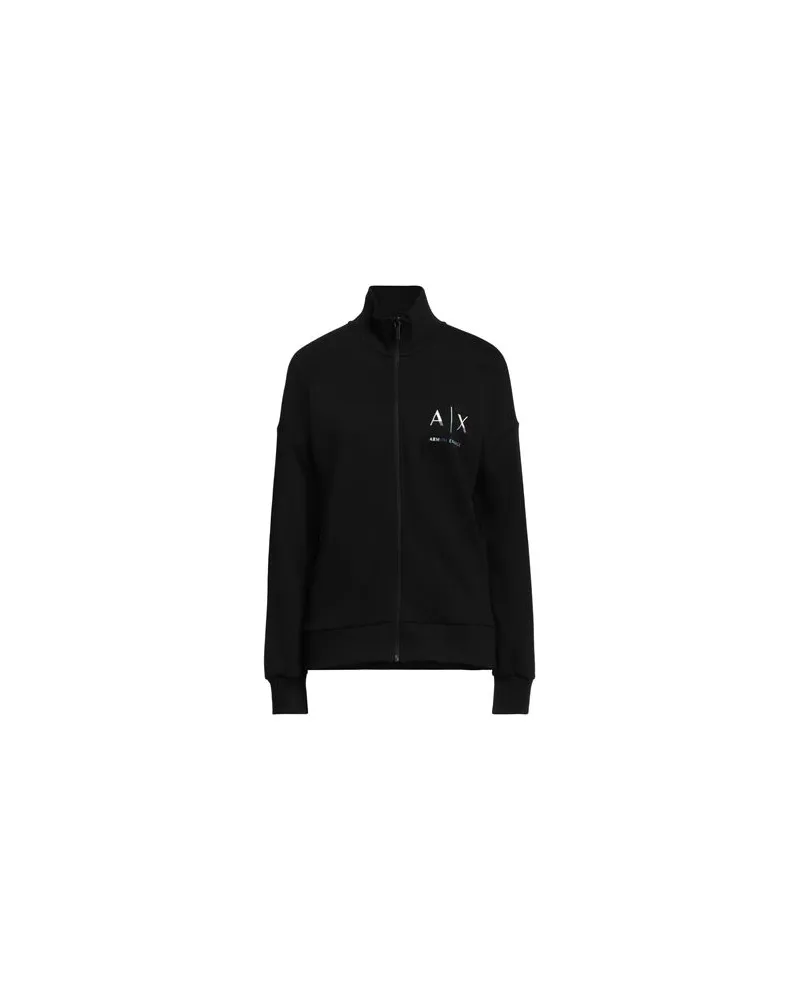 Armani Exchange TOPS - Sweatshirtsauf YOOX.COM Schwarz