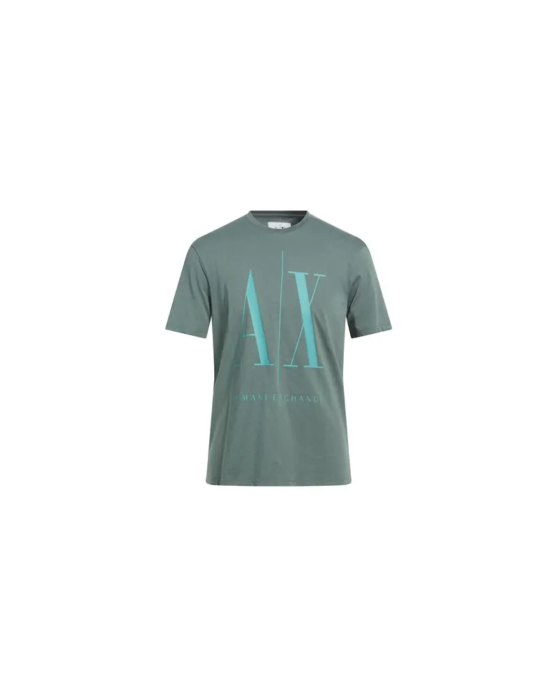 Armani Exchange TOPS - T-shirtsauf YOOX.COM Militärgrün