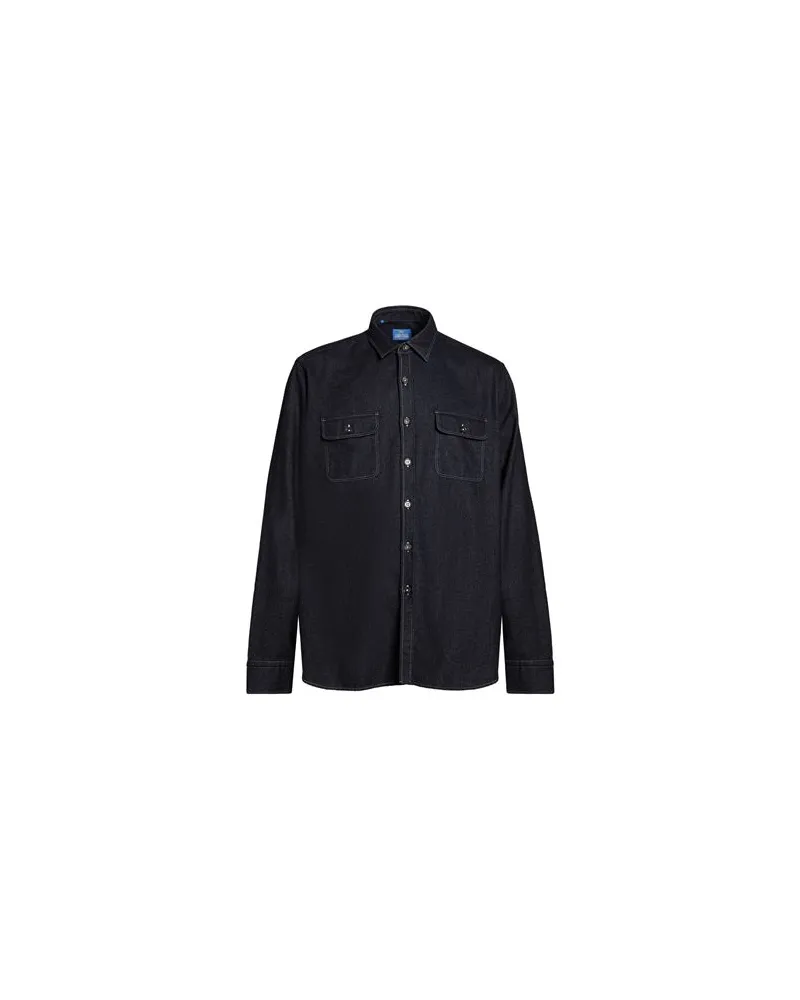 Alessandro Gherardi TOPS - Jeanshemdenauf YOOX.COM Nachtblau
