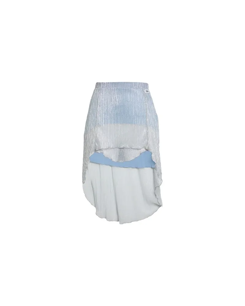 GCDS HOSEN & RÖCKE - Midi-Röckeauf YOOX.COM Silber
