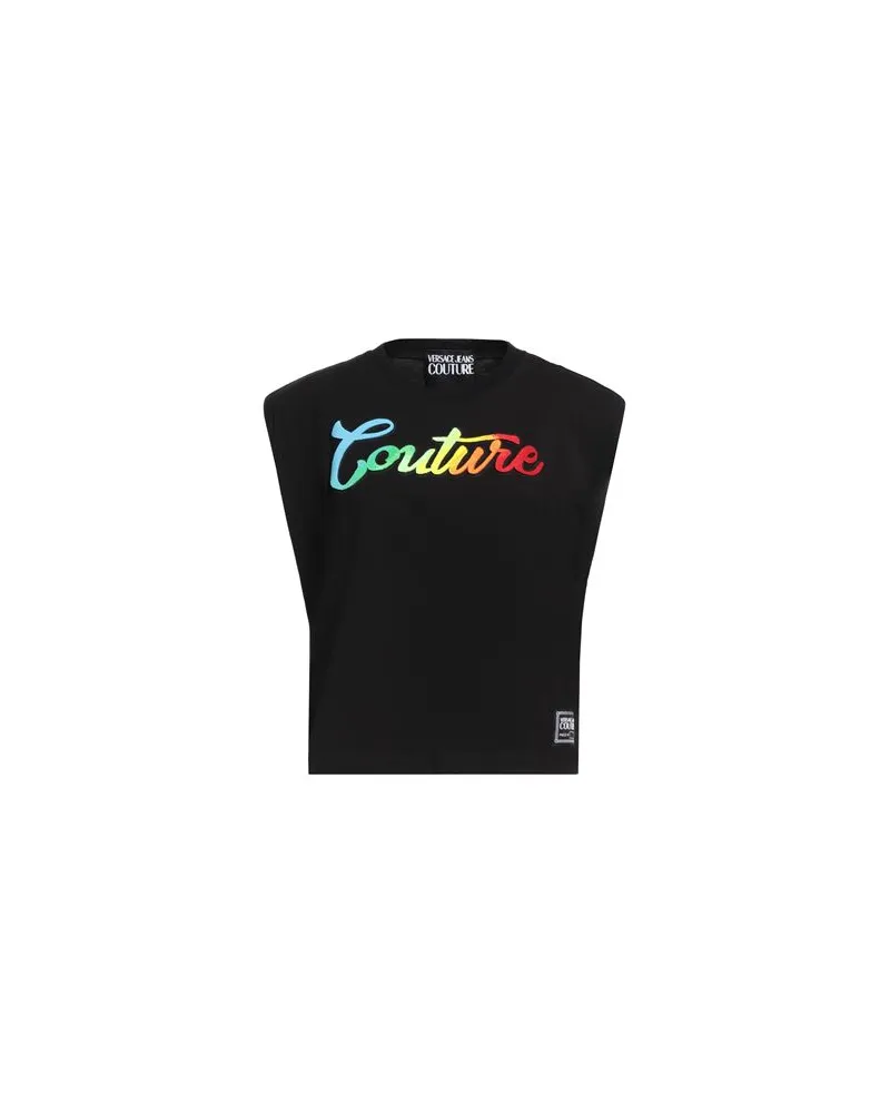 Versace Jeans TOPS - T-shirtsauf YOOX.COM Schwarz