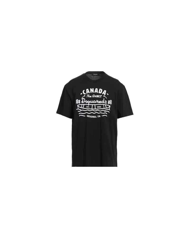 Dsquared2 TOPS - T-shirtsauf YOOX.COM Schwarz