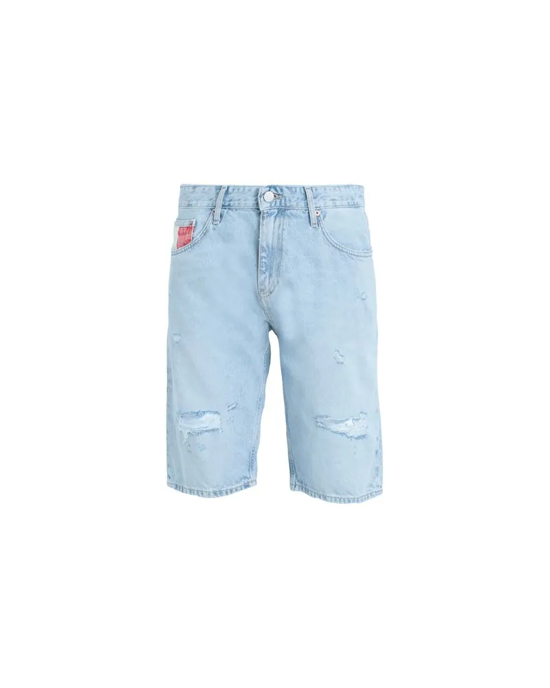 Tommy Hilfiger HOSEN & RÖCKE - Jeansshortsauf YOOX.COM Blau