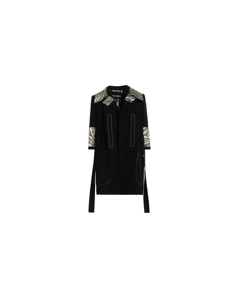 Dolce & Gabbana JACKEN & MÄNTEL - Mäntelauf YOOX.COM Schwarz
