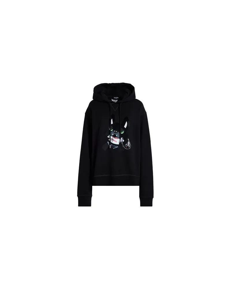 Dsquared2 TOPS - Sweatshirtsauf YOOX.COM Schwarz