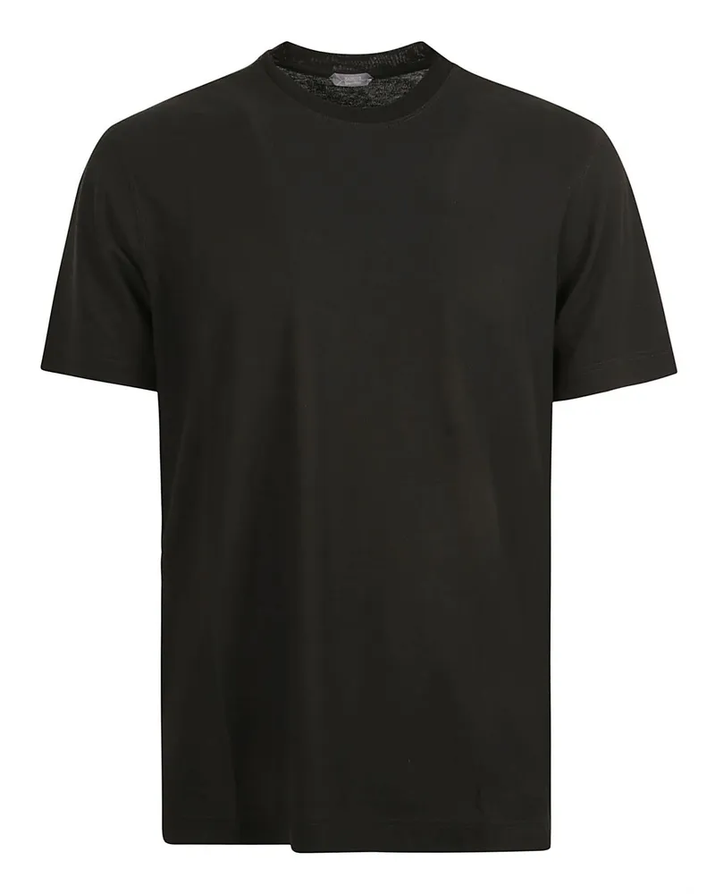 Zanone T-shirts Schwarz