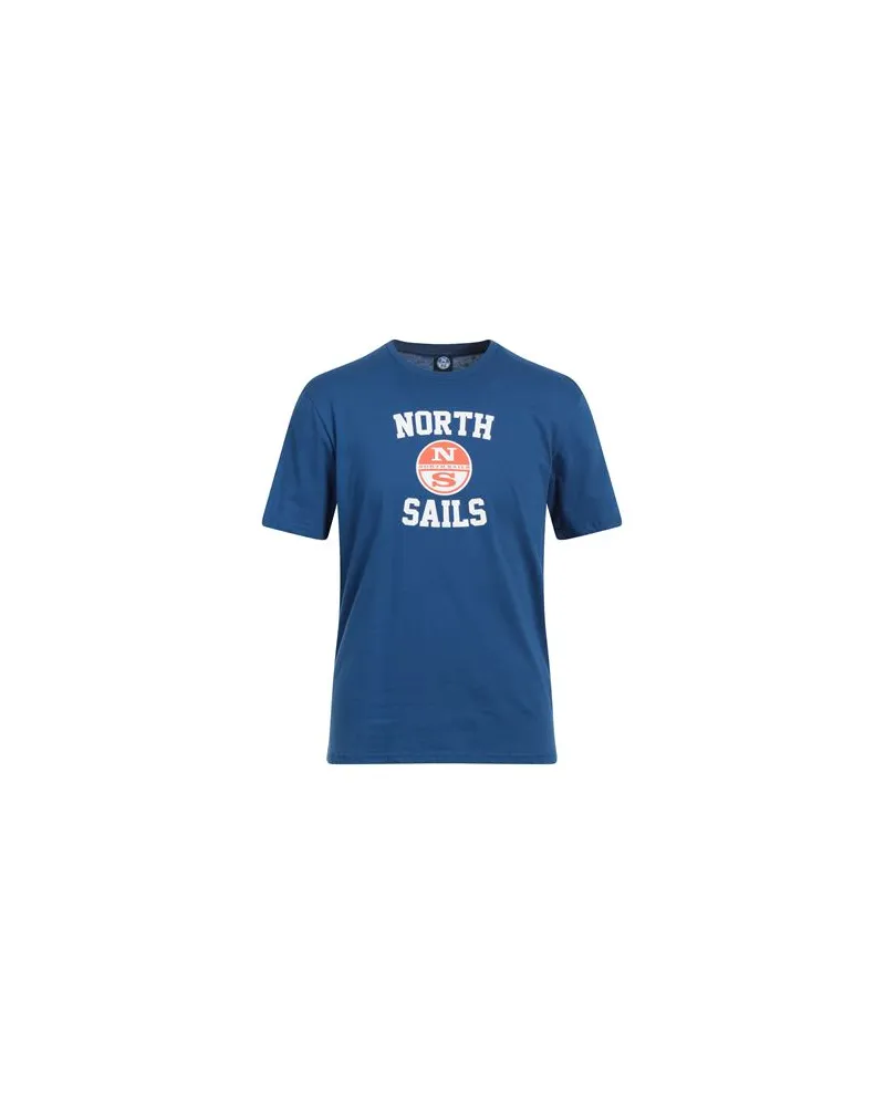 North Sails TOPS - T-shirtsauf YOOX.COM Blau
