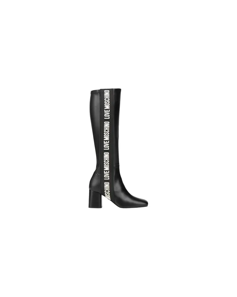 Moschino SCHUHE - Stiefelauf YOOX.COM Schwarz
