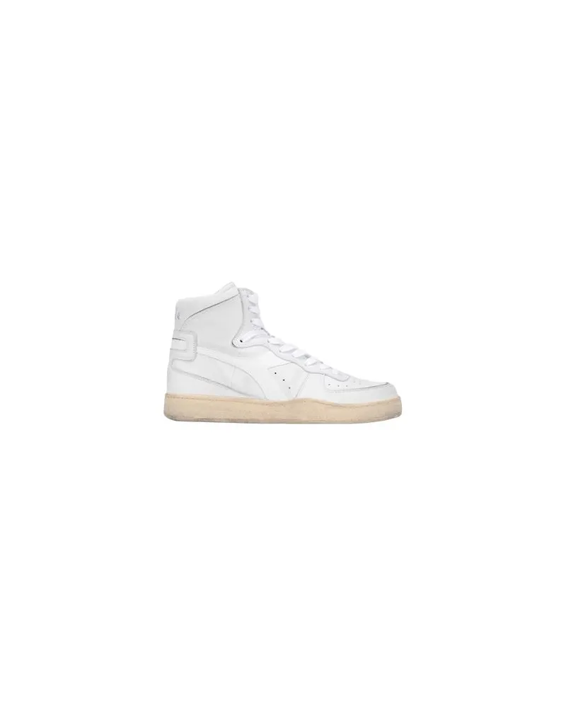 Diadora MI BASKET USED   - SCHUHE - Sneakersauf YOOX.COM Weiß