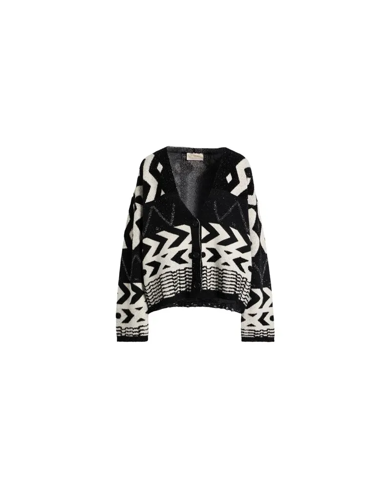Kaos STRICKWAREN - Strickjackenauf YOOX.COM Schwarz