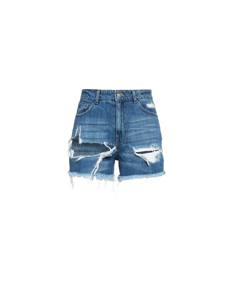 VICOLO HOSEN & RÖCKE - Jeansshortsauf YOOX.COM Blau
