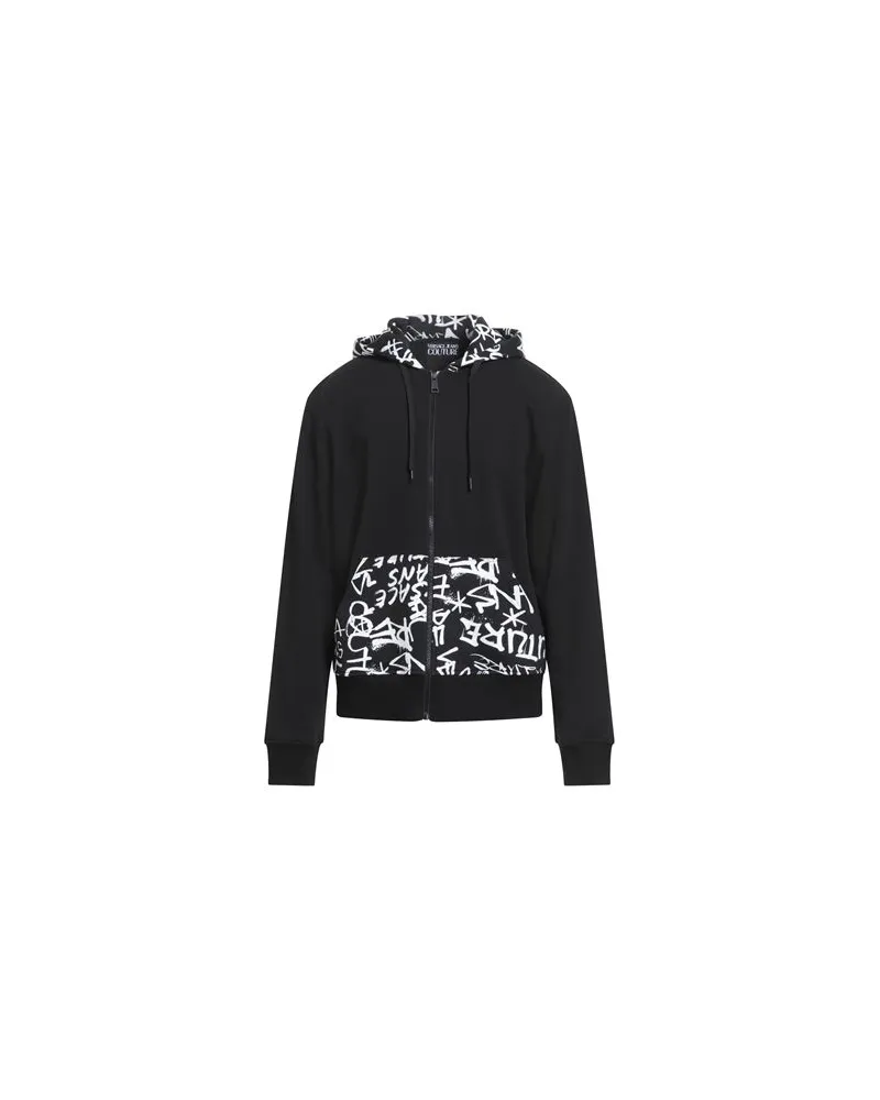 Versace Jeans TOPS - Sweatshirtsauf YOOX.COM Schwarz