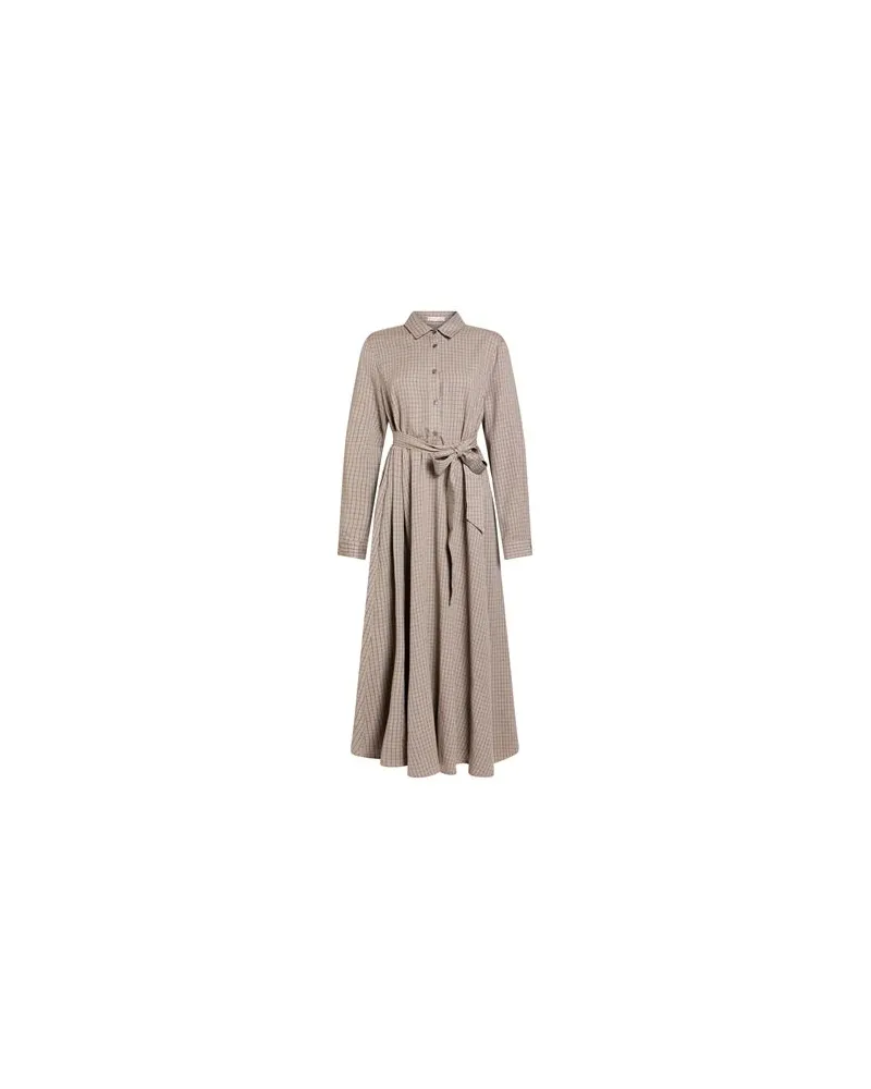 Camicettasnob KLEIDER - Maxi-Kleiderauf YOOX.COM Beige