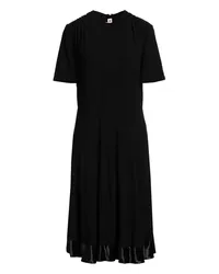 Marni Midi-Kleid Schwarz