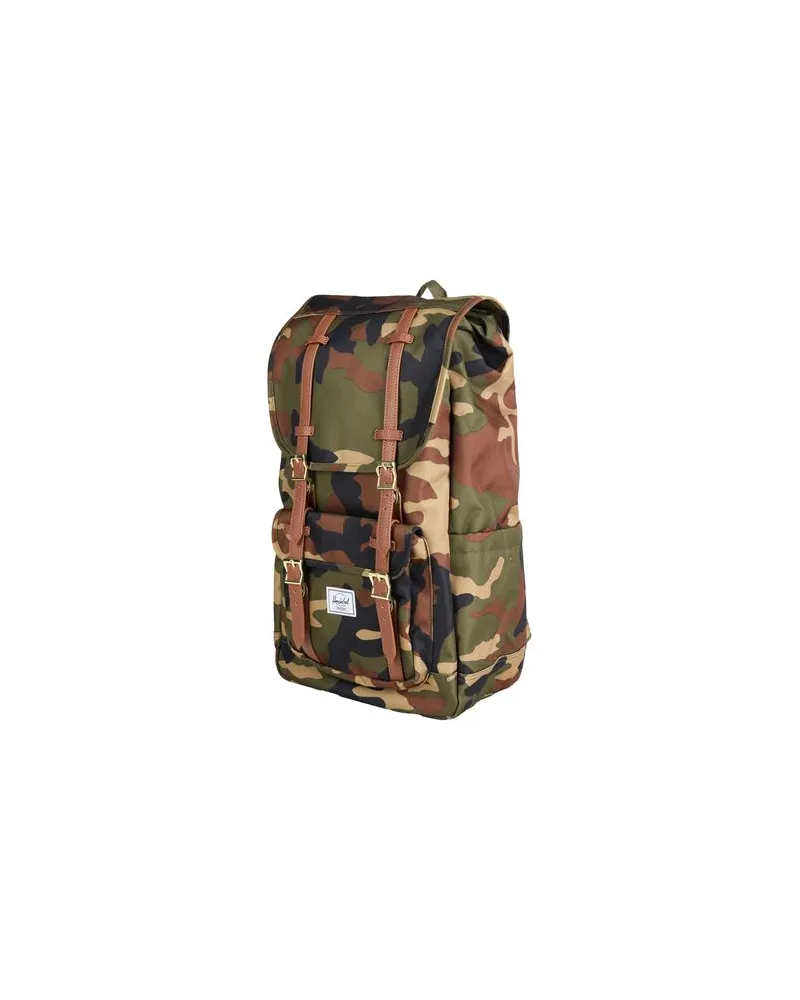 Herschel Supply Co. HERSCHEL LITTLE AMERICA - TASCHEN - Rucksäckeauf YOOX.COM Militärgrün