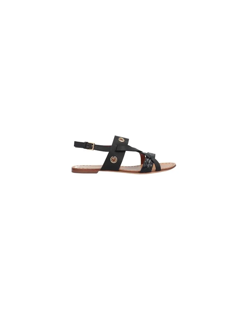 Trussardi SCHUHE - Sandalenauf YOOX.COM Schwarz