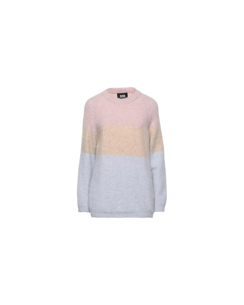 Alpha Studio STRICKWAREN - Pulloverauf YOOX.COM Blaugrau