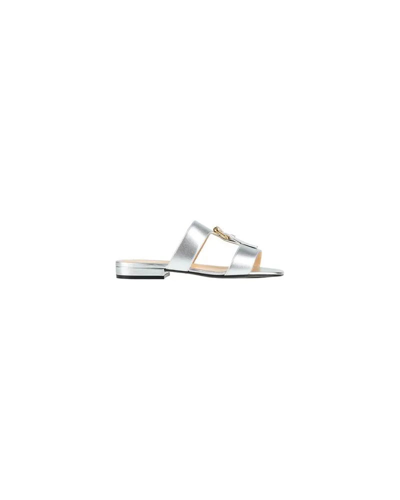 Sergio Rossi SCHUHE - Sandalenauf YOOX.COM Silber