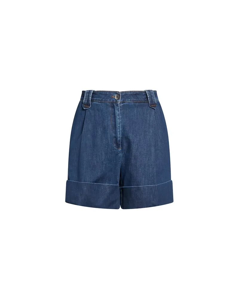 Fay HOSEN & RÖCKE - Jeansshortsauf YOOX.COM Blau