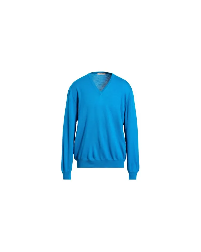 La Fileria STRICKWAREN - Pulloverauf YOOX.COM Azurblau