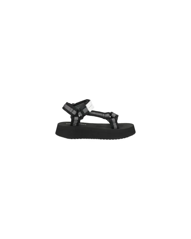 Calvin Klein SCHUHE - Sandalenauf YOOX.COM Schwarz