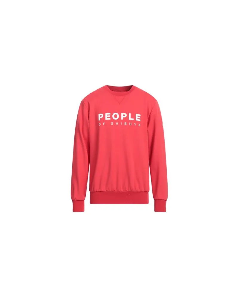 People of Shibuya TOPS - Sweatshirtsauf YOOX.COM Rot