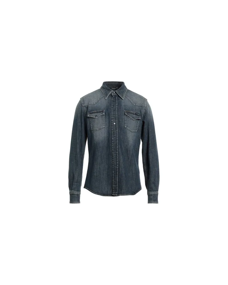 Dolce & Gabbana TOPS - Jeanshemdenauf YOOX.COM Blau