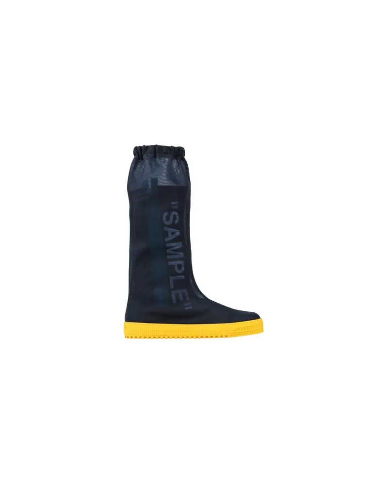 OFF-WHITE SCHUHE - Stiefelauf YOOX.COM Nachtblau
