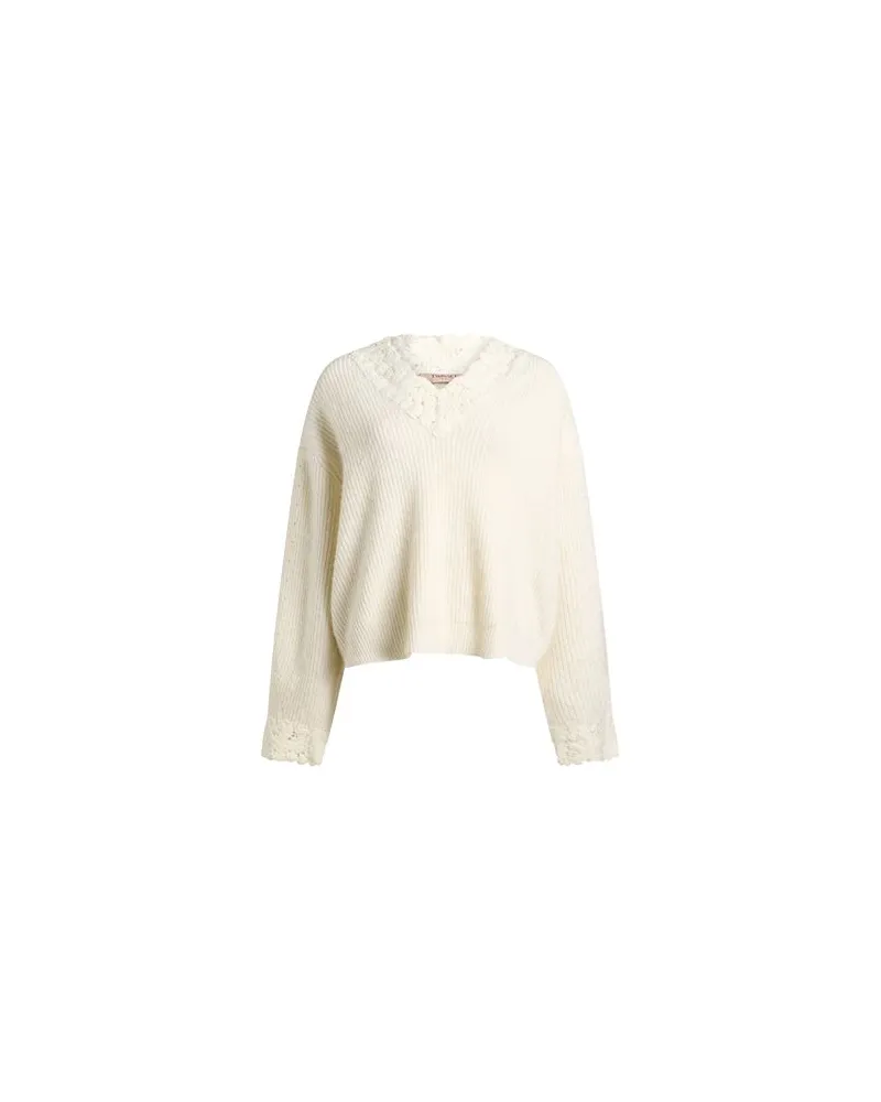 Twin-Set STRICKWAREN - Pulloverauf YOOX.COM Elfenbein