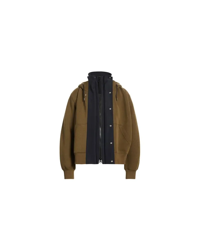 Sacai TOPS - Sweatshirtsauf YOOX.COM Militärgrün