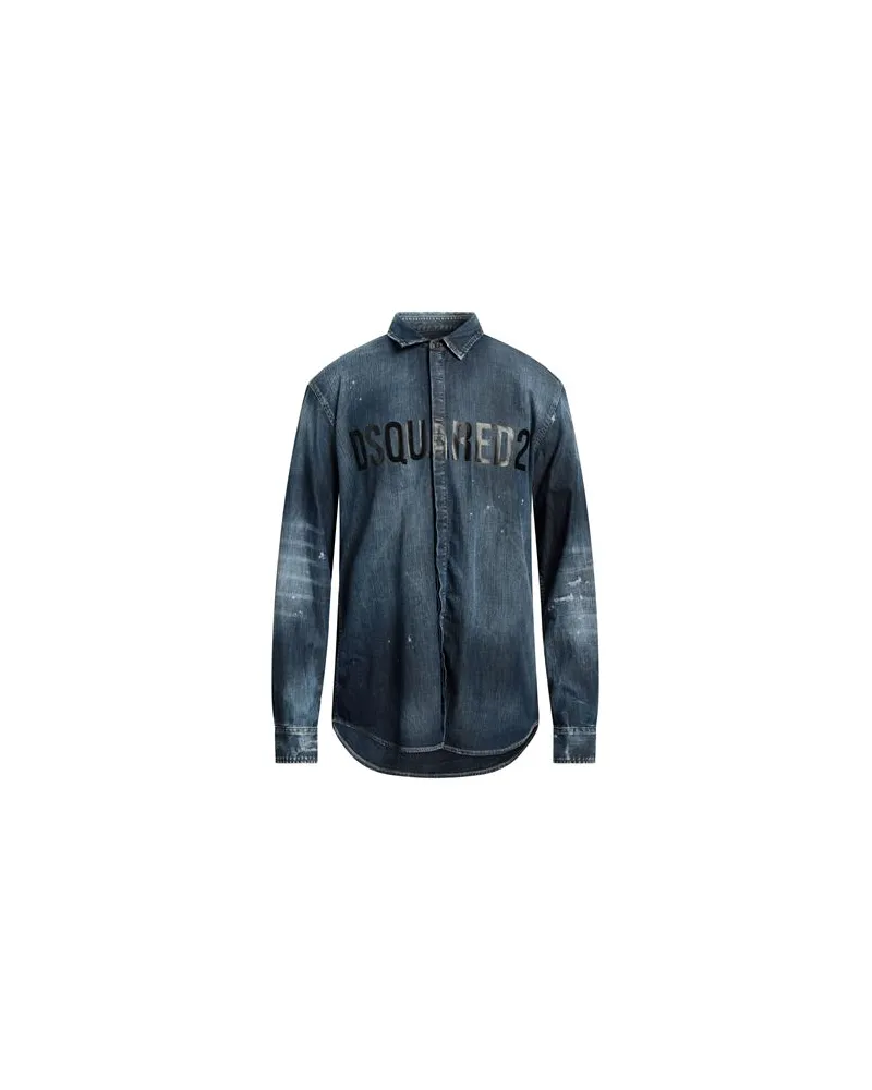 Dsquared2 TOPS - Jeanshemdenauf YOOX.COM Blau