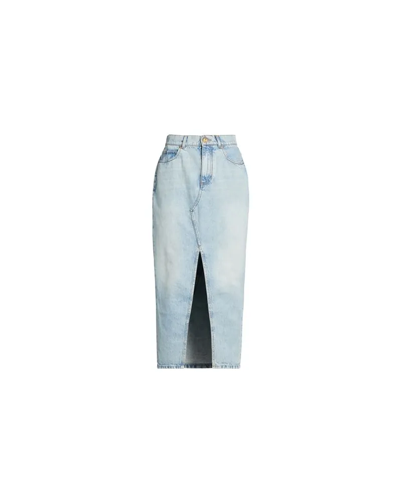 Balmain HOSEN & RÖCKE - Jeansröckeauf YOOX.COM Blau