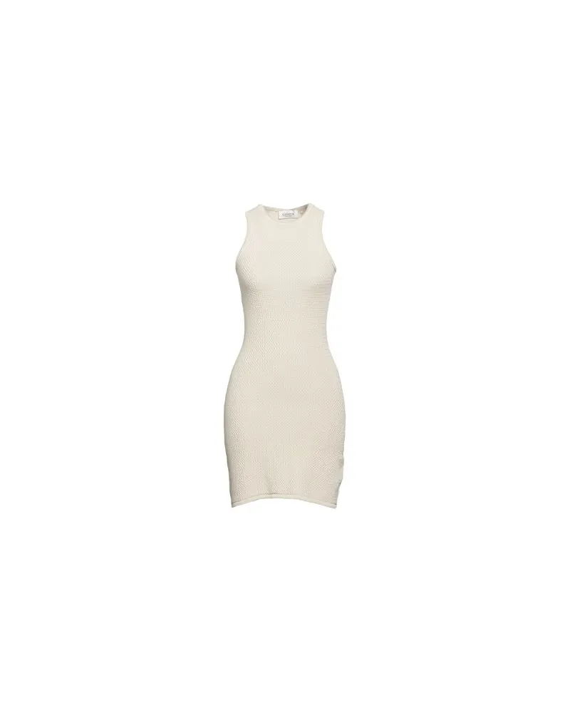 Laneus KLEIDER - Mini-Kleiderauf YOOX.COM Cremeweiß