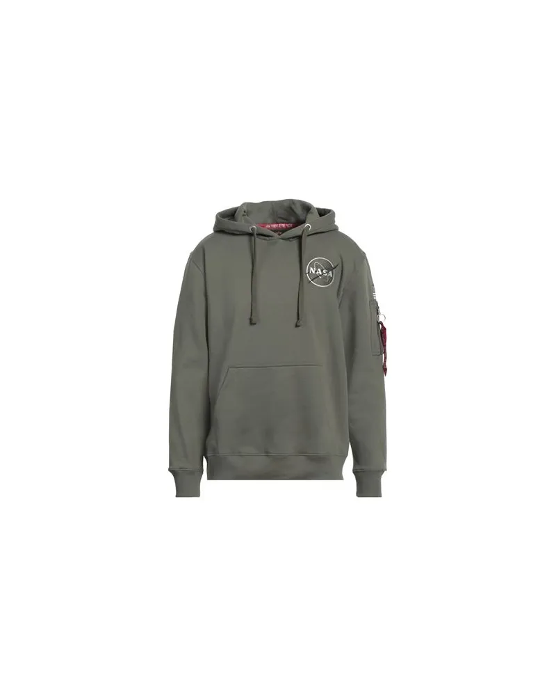 Alpha Industries TOPS - Sweatshirtsauf YOOX.COM Militärgrün