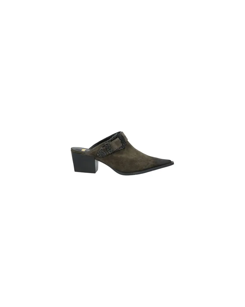 RAS SCHUHE - Mules & Clogsauf YOOX.COM Militärgrün