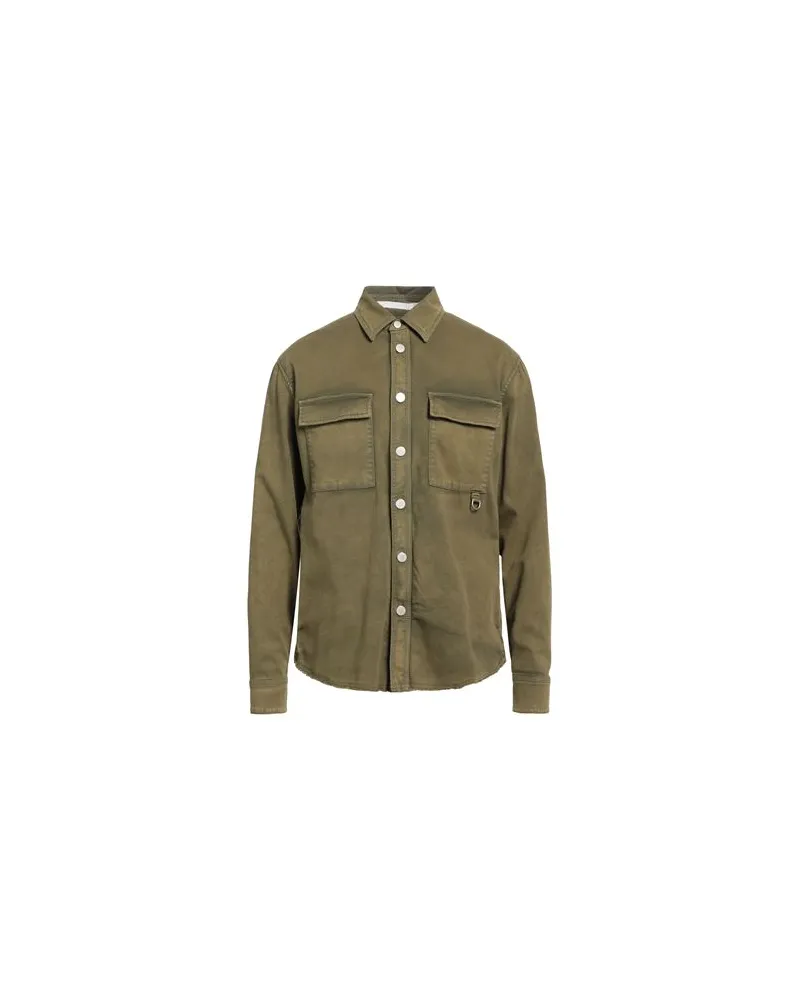 Paolo Pecora Milano TOPS - Hemdenauf YOOX.COM Militärgrün