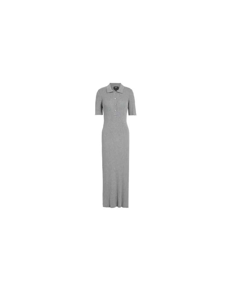 A.P.C. KLEIDER - Maxi-Kleiderauf YOOX.COM Hellgrau